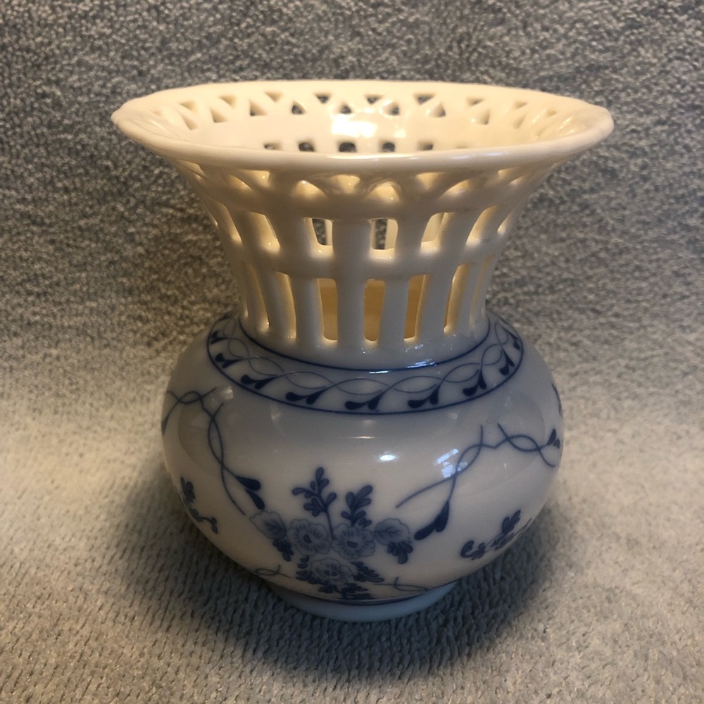 Rose Brocade vase by Skye McGhie